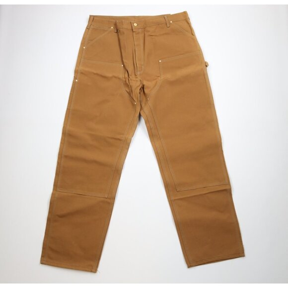 【CARHARTT】deadstock!! double knee USA製 Deadstock Vtg 90s Carhartt Mens 44x34 Double Knee Wide Leg Pants